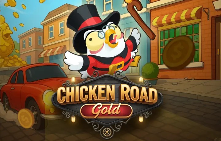 Enjoy Chicken Road Gold by InOut – logo hosted on hiddenjackscasino.com