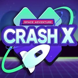 Enjoy Crash X by Turbo Games – logo hosted on hiddenjackscasino.com