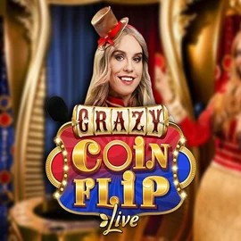 Crazy Coin Flip game by Evolution – logo hosted on HiddenJack Casino