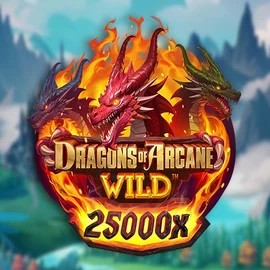 Dragons of Arcane Wild logo by Foxium at HiddenJack Casino