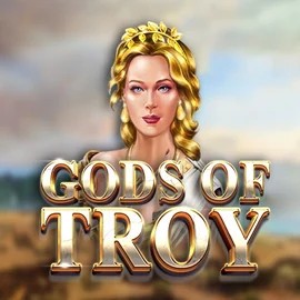 Gods of Troy online game logo by Red Tiger Gaming on hiddenjackscasino.com