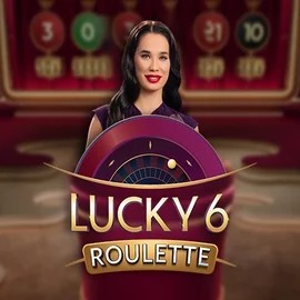 Live Casino logo of Lucky 6 Roulette from Pragmatic Play at HiddenJack Casino