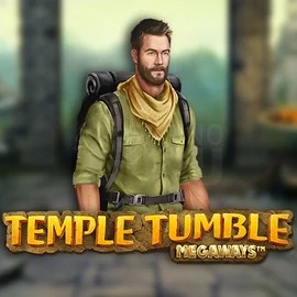 Slots logo of Temple Tumble Megaways from Relax Gaming at HiddenJack Casino